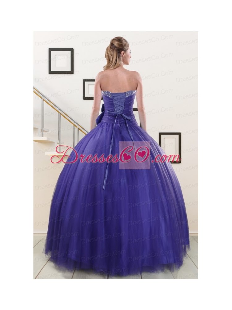 Unique Quinceanera Dress with   Bowknot