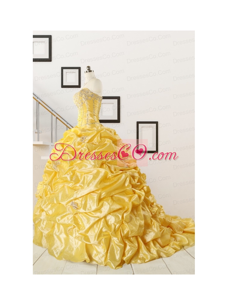 Most Popular Beading Quinceanera Dress