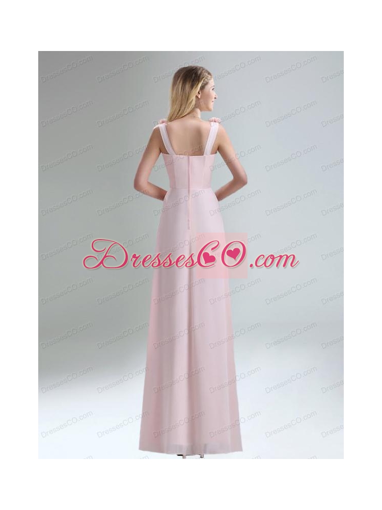 Beautiful Chiffon Bridesmaid Dress in Light Pink for