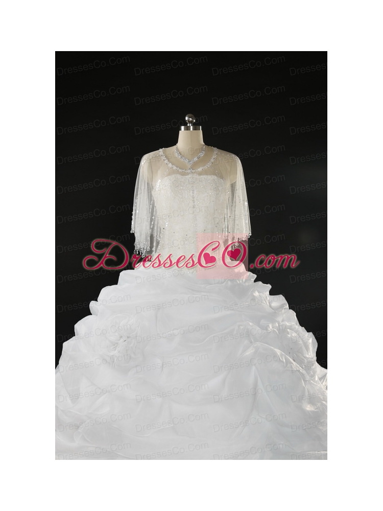 Puffy Strapless New Style Beading Quinceanera Dresses