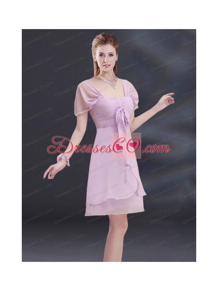 Exquisite Bridesmaid Dress with Ruching