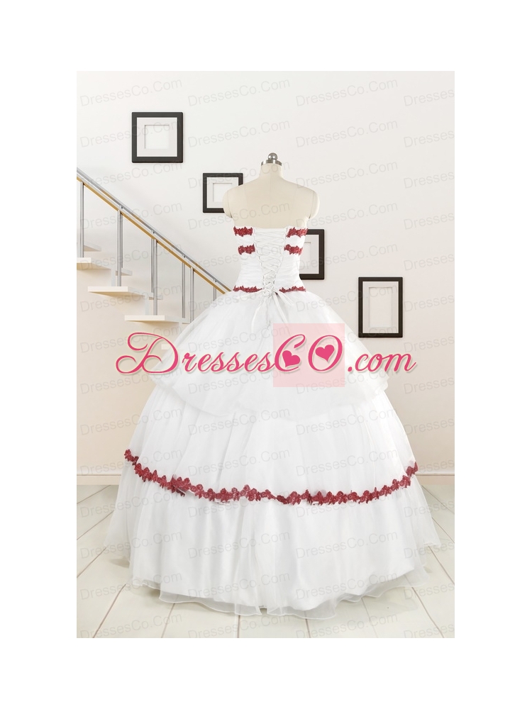 Ball Gown Quinceanera Dress with Appliques