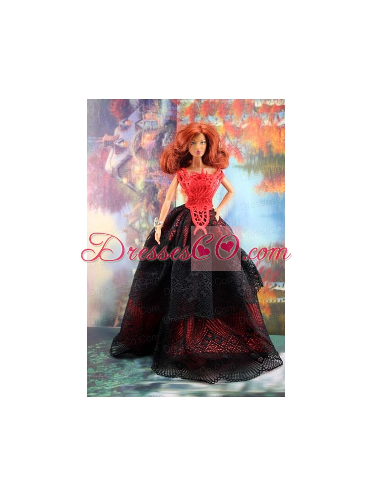 Exquisite Handmade Quinceanera Party Dress For Quinceanera Doll