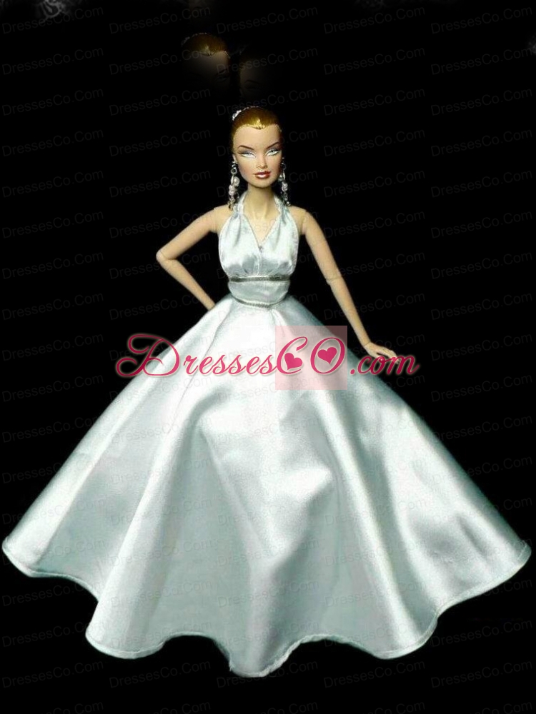 Perfect Party Dress To Quinceanera Doll Dress With Beading And Light Blue
