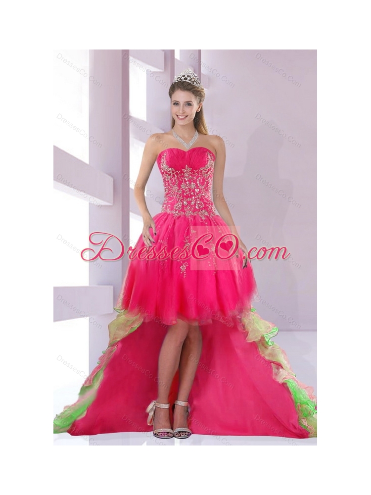 New Custom Made High Low Prom Dress for