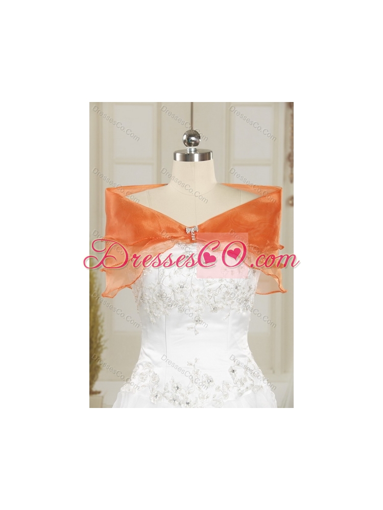 Detachable Strapless Multi Color Dress for Quinceanera with Beading and Ruffles