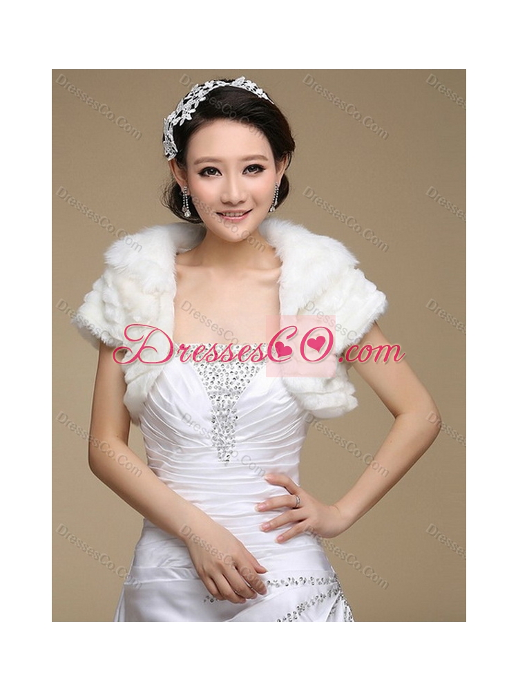 Fashionable New Style Quince DressWith Beading and Ruffles