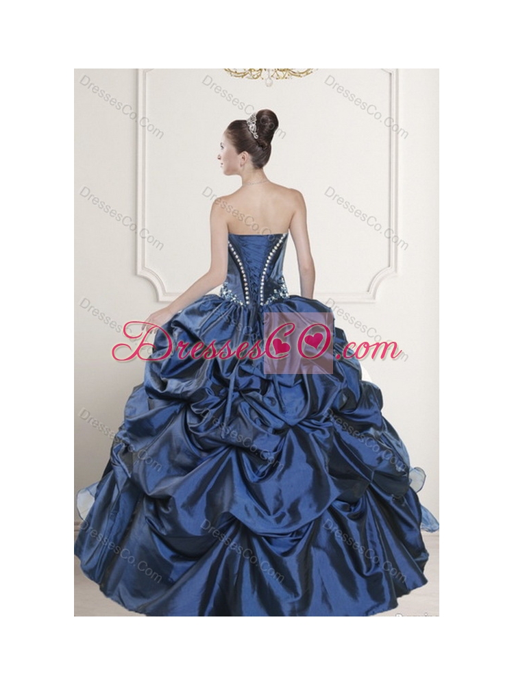 Pretty Embroidery and Beading Dress Quinceanera
