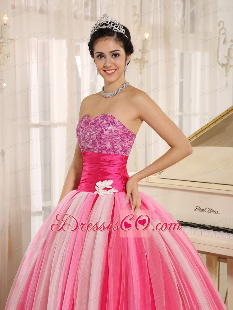 Multi-color In Riberalta New Arrival Strapless Tulle Lace-up For Quincanera Dress