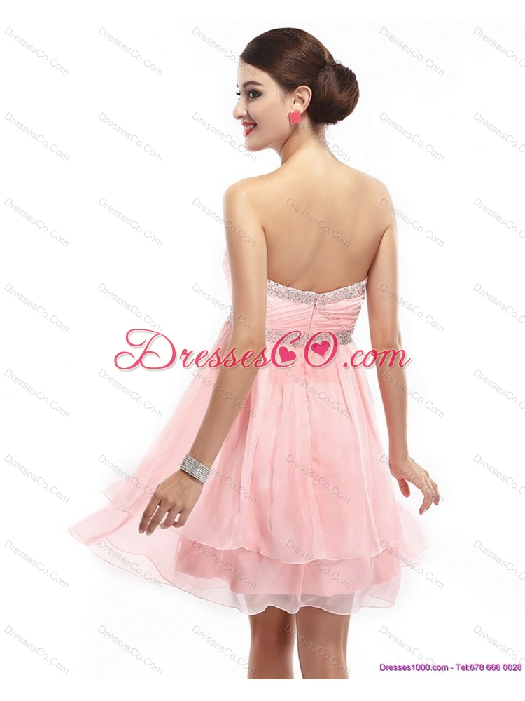 Beautiful  Sexy Prom Dress with Beading and Ruching