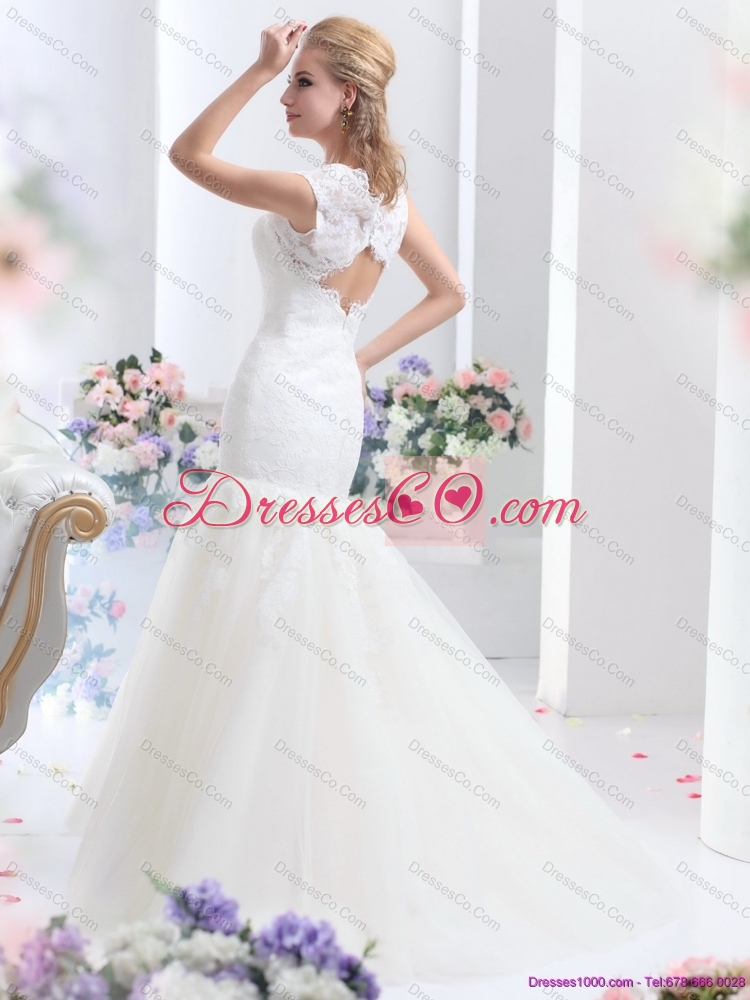 Elegant Wedding Dress with Lace