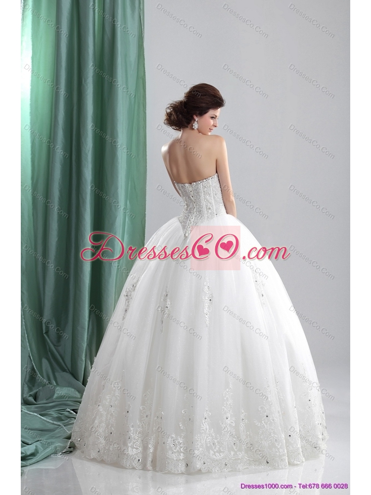 The Super Hot  Wedding Dress with Beading and Lace