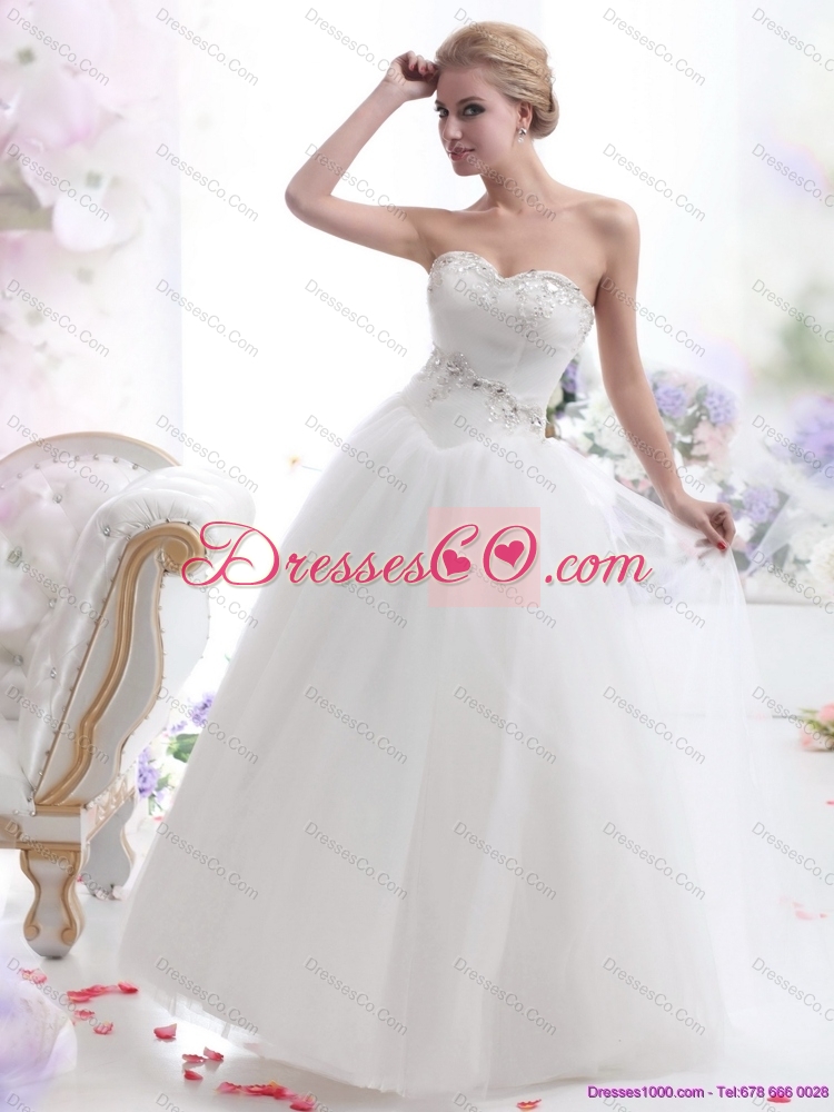 Fashionable Wedding Dress with Paillette
