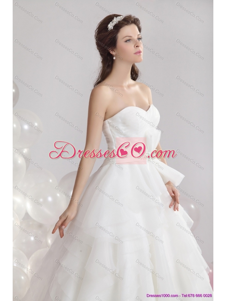 New Style Maternity Wedding Dress with Paillette and Ruching