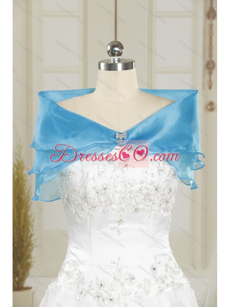 New Style Aqua Blue Leopard Printed  Detachable  Prom Dress with Beading