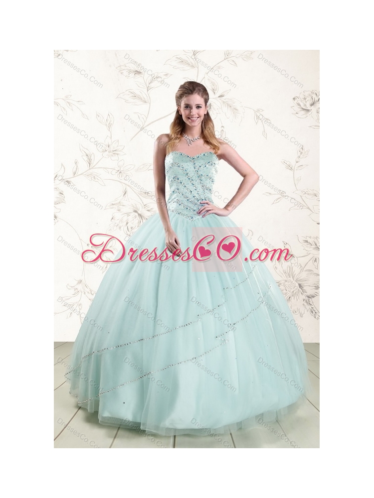 Cheap Beading Quinceanera Dress and Lilac Short Prom Dressand Apple Green Spaghetti Straps Beading Pageant Dress Little Girl