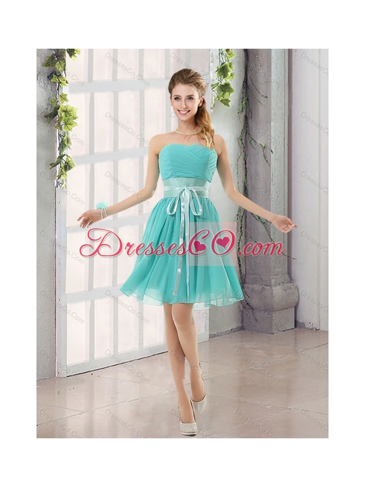 Spaghetti Straps Pick Ups  Quinceanera Dress and Short Pretty Dama Dressand Multi Color Little Girl Dress