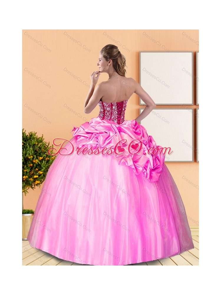 Beading and Pick Ups Quinceanera Dress  Spring