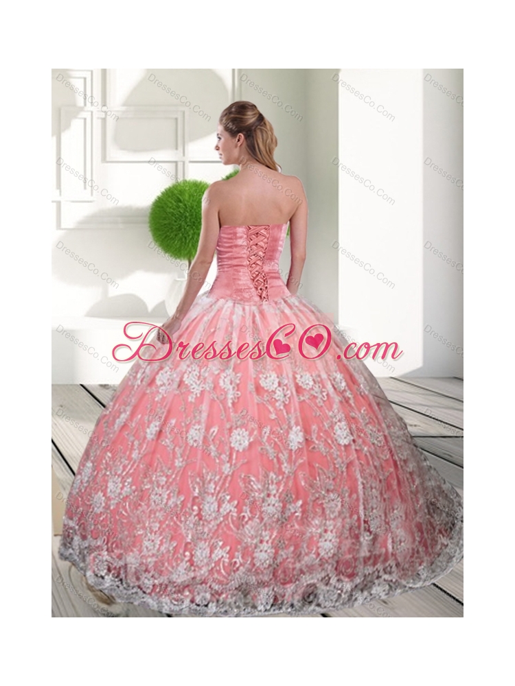Free and Easy  Quinceanera Dress with Beading and Lace