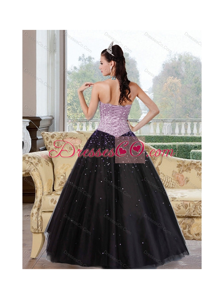 Classic A Line Multi Color Quinceanera Dress with Beading