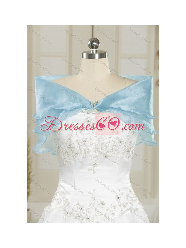 Classic Beading and Ruffles  Quinceanera Dress in Teal
