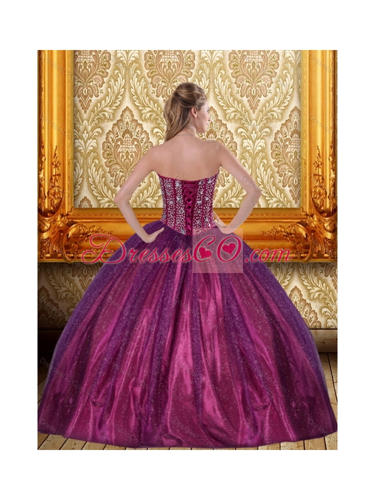 Unique Beading Quinceanera DressSweet 15 Dress for