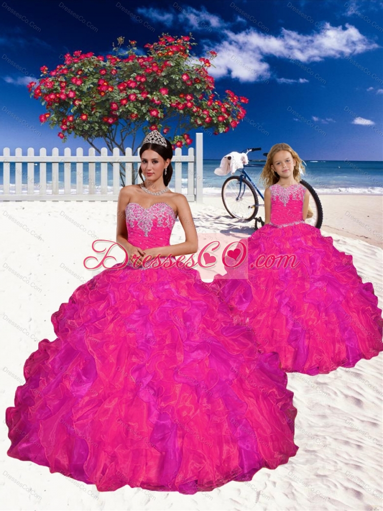 Inexpensive Multi-color Princesita Dress with Appliques and Beading
