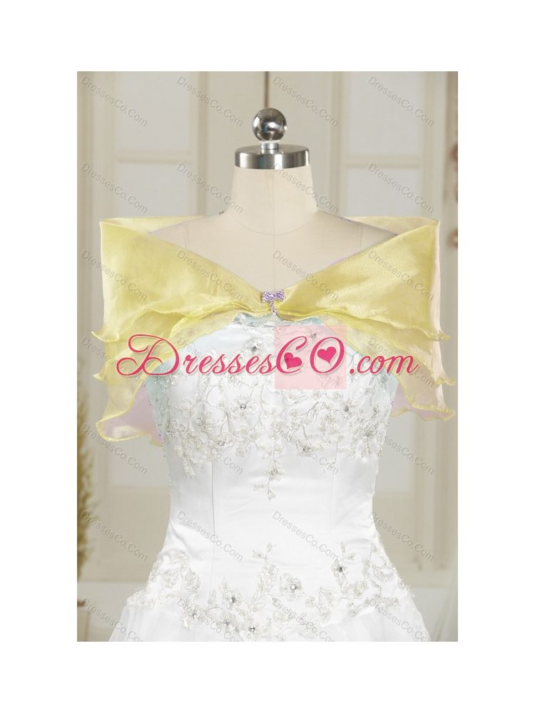 Ball Gown Multi-color Princesita Dress with Beading and Ruffles