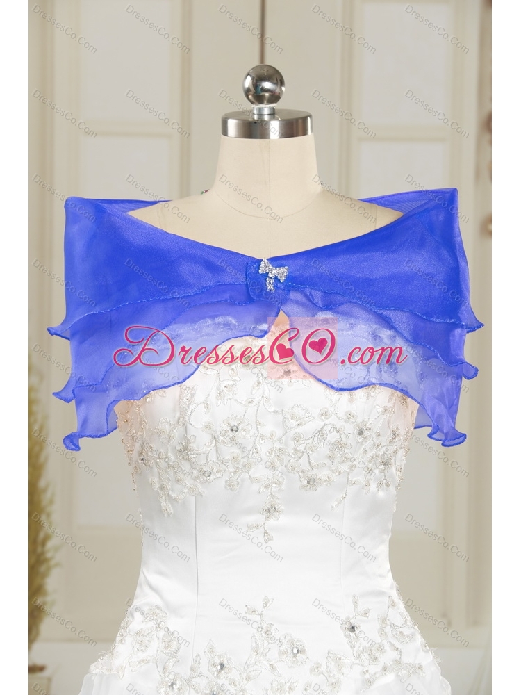Classical Navy Blue Princesita Dress with Embroidery
