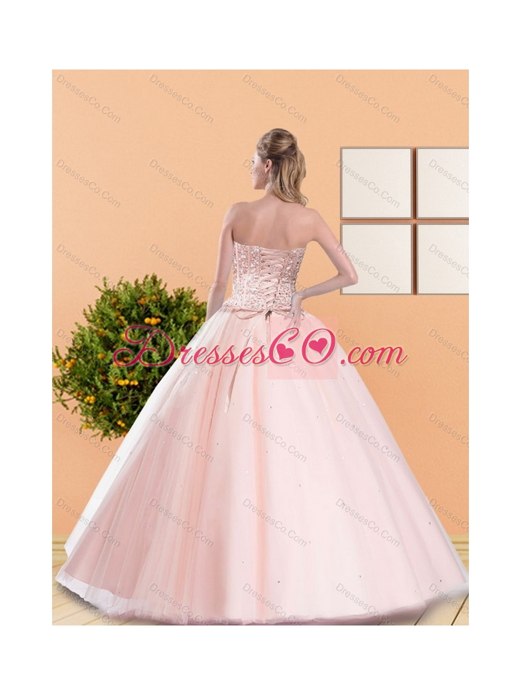 Classical Ball Gown Quinceanera Dress with Beading
