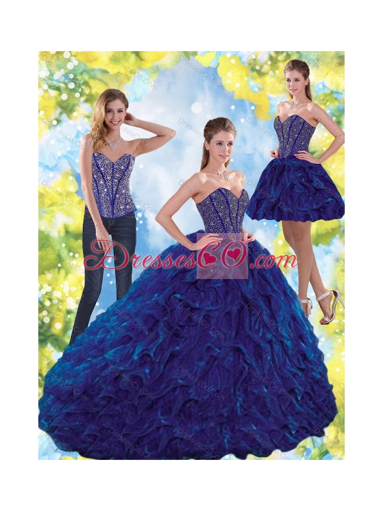 Classical Beading and Ruffles Ball Gown Quinceanera Dress