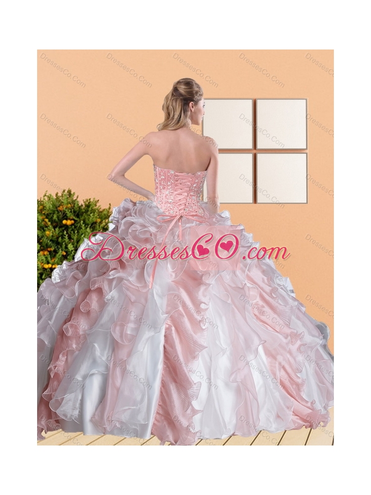 Exclusive Quinceanera Dress with Beading and Ruffles