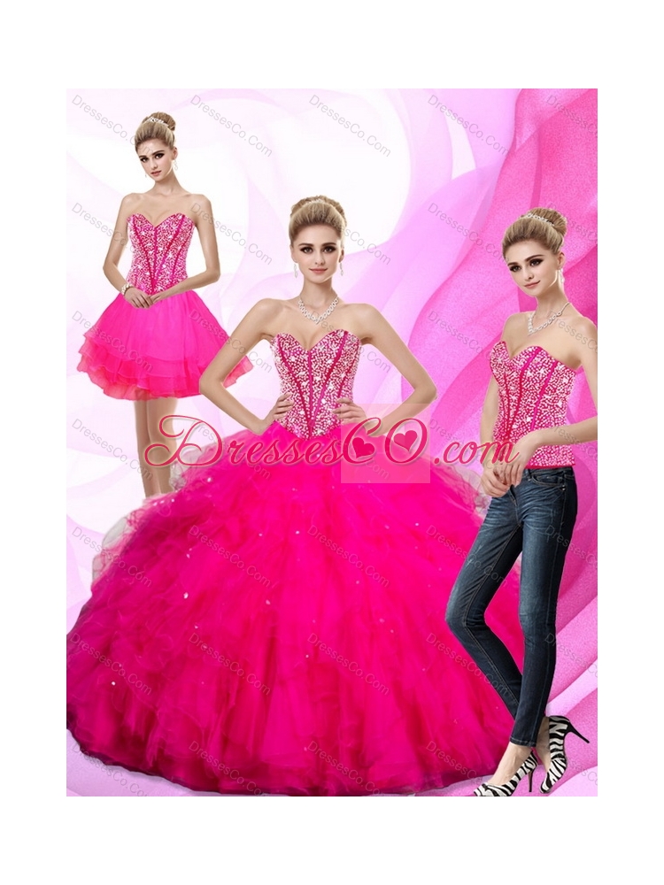Gorgeous  Beading and Ruffles Quinceanera Dresses