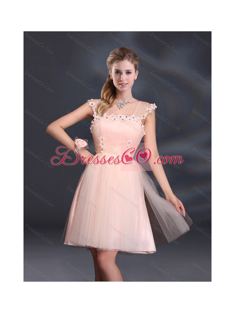 A Line Tulle  Summer New Style Dama Dress with Straps
