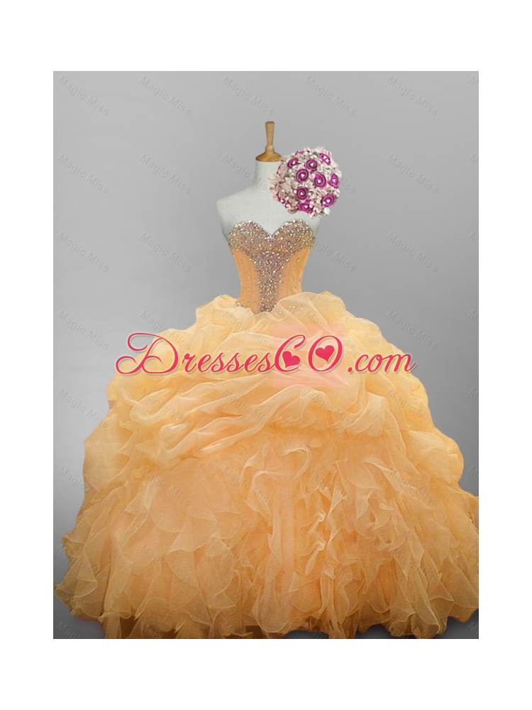 Luxurious Quinceanera Dress with Ruffled Layers