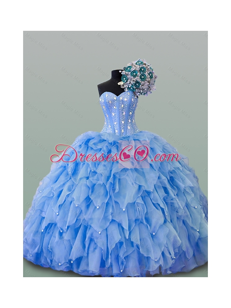 Popular Quinceanera Dress with Beading and Ruffles