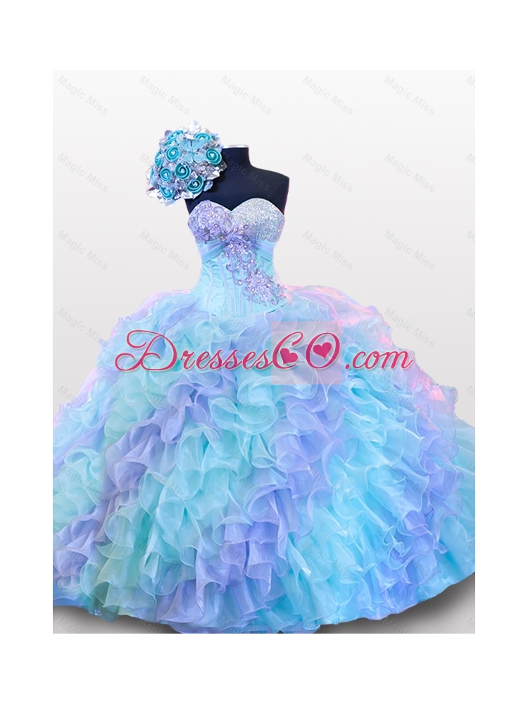Beading and Sequins Quinceanera Dress