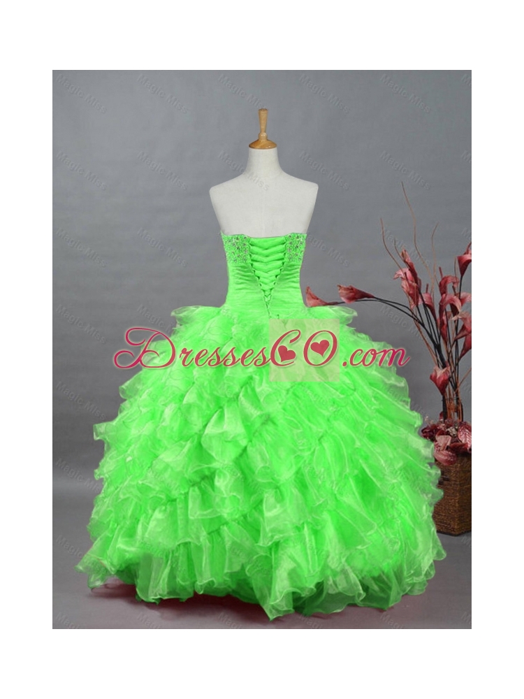 New Style Quinceanera Dress with Beading and Ruffles