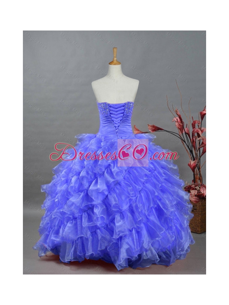 Perfect Dress Quinceanera with Beading and Ruffles