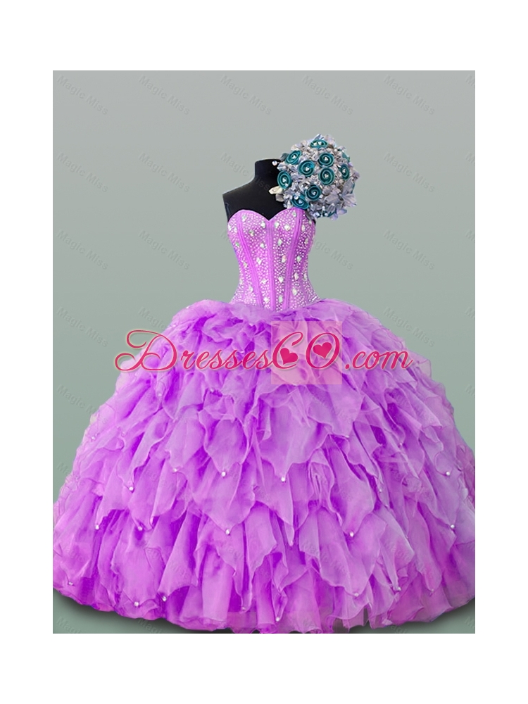 Popular Beaded Quinceanera Gowns in Organza