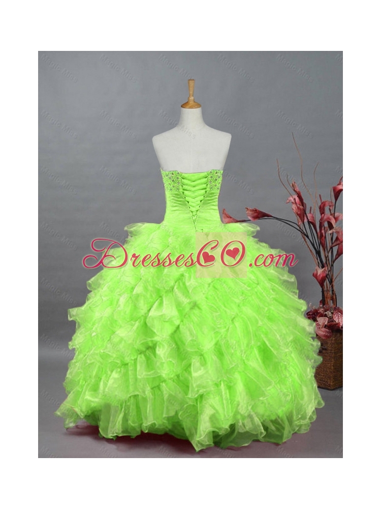 Gorgeous Quinceanera Dress in Spring Green for