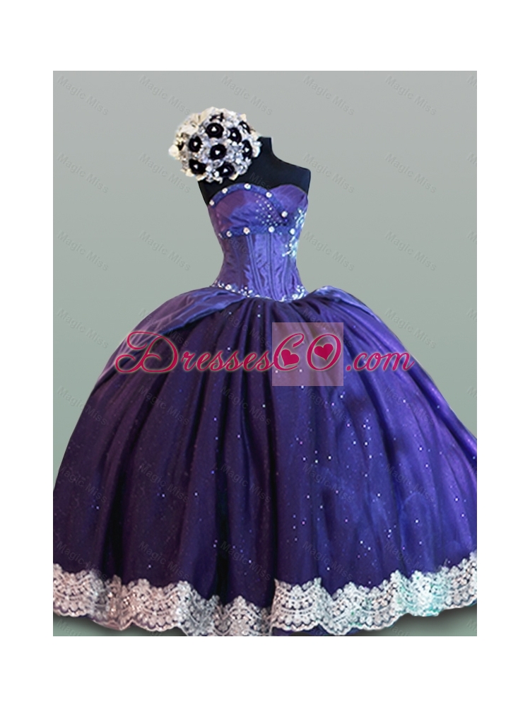 Modest Quinceanera Dress with Lace for