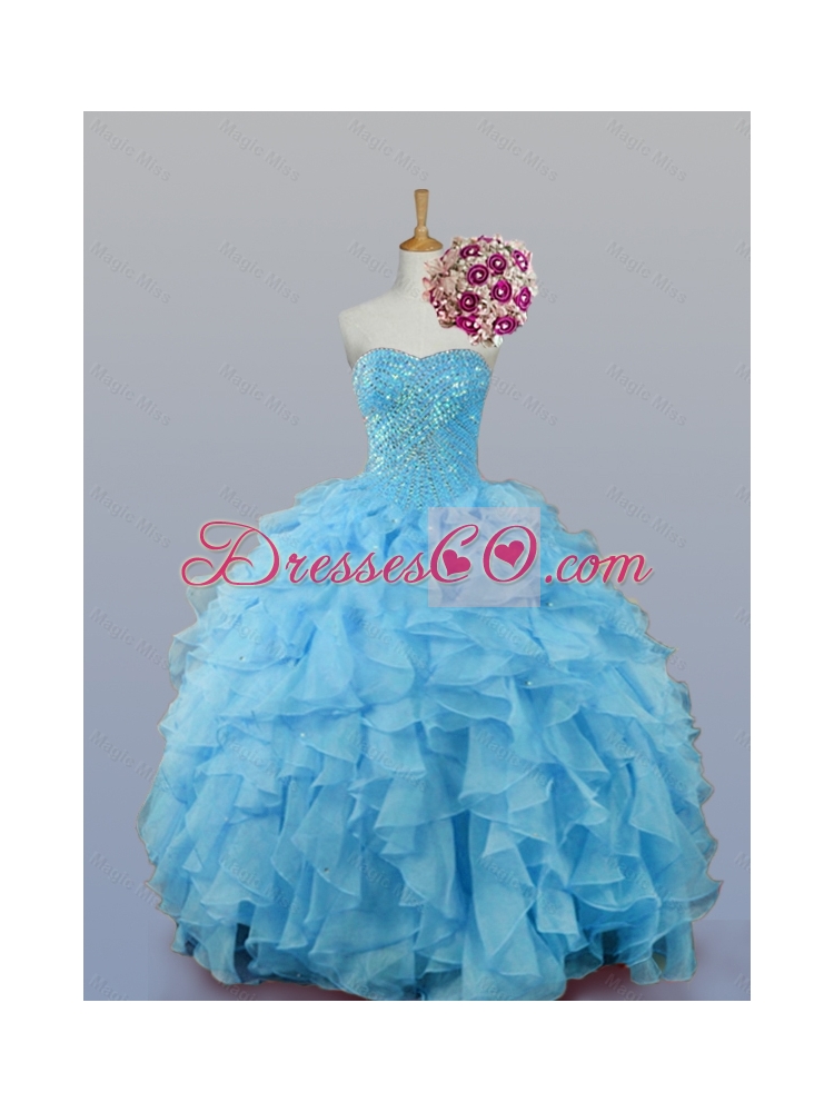 Pretty Quinceanera Dress with Ruffles 228.64