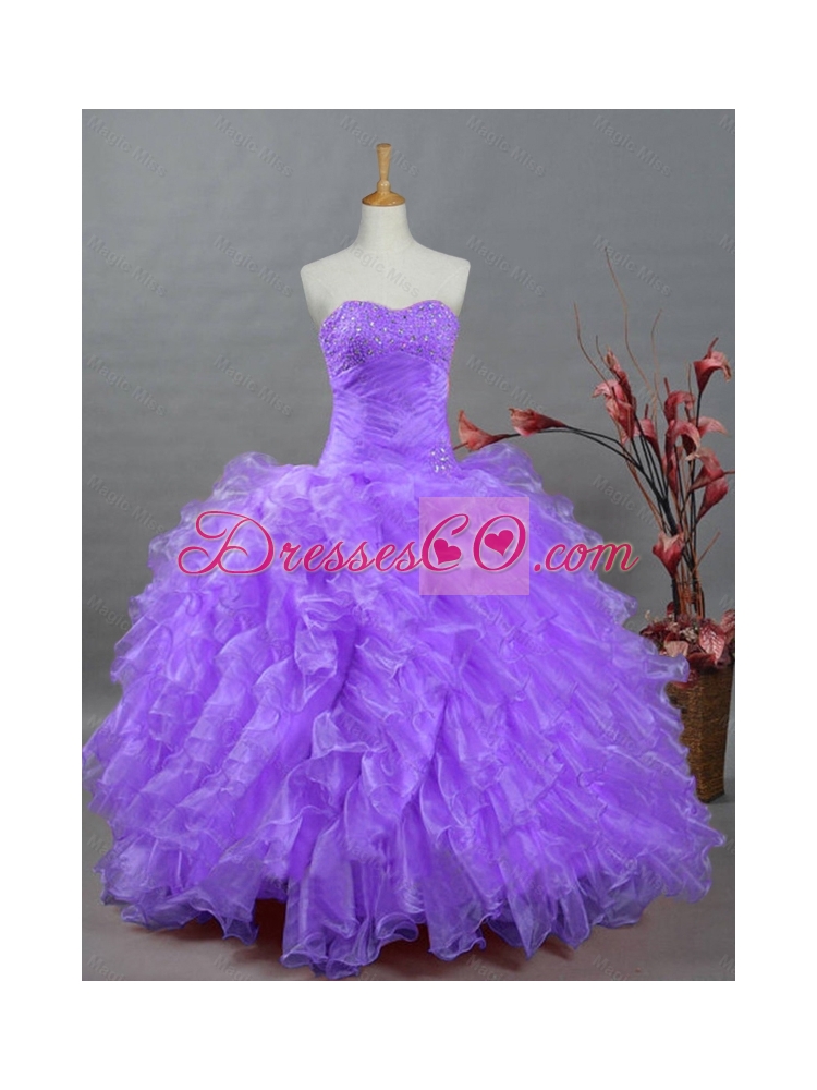 Summer Ball Gown Beading Quinceanera Dresses