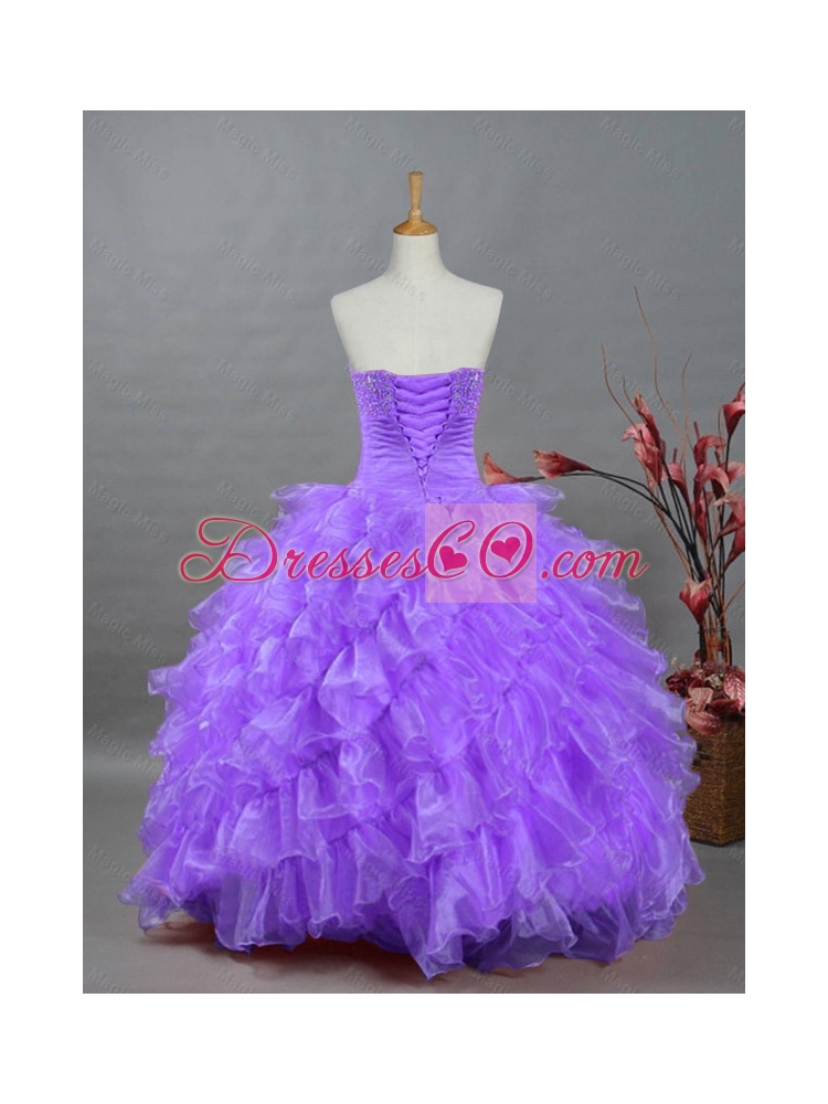Summer Ball Gown Beading Quinceanera Dresses