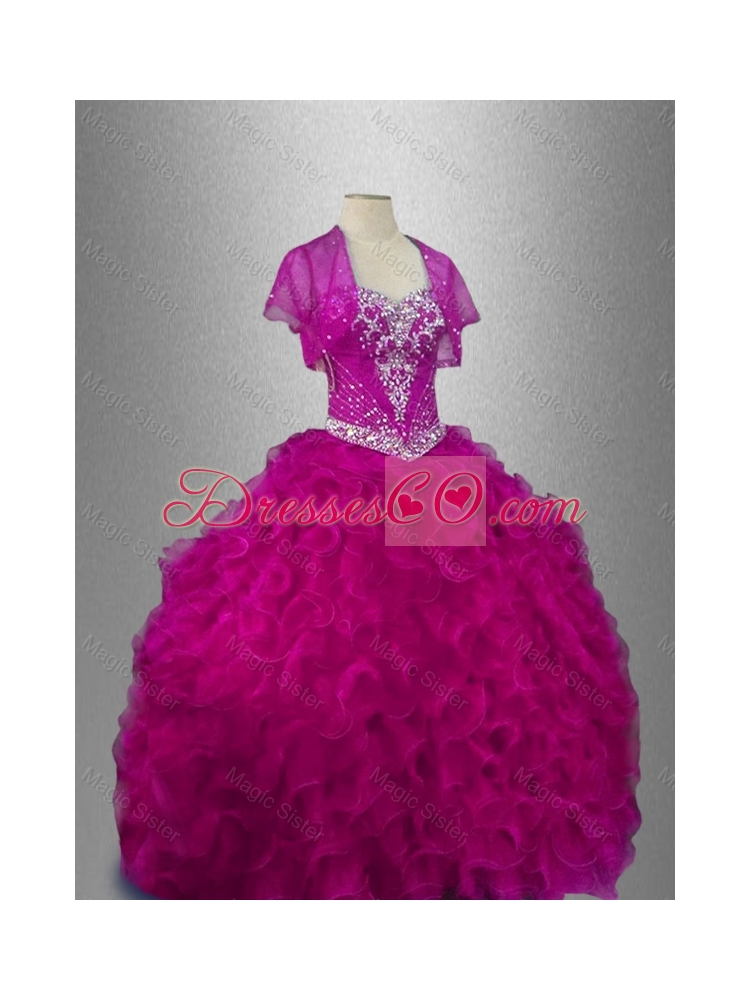 Ruffles New Style Quinceanera Dress with Beading