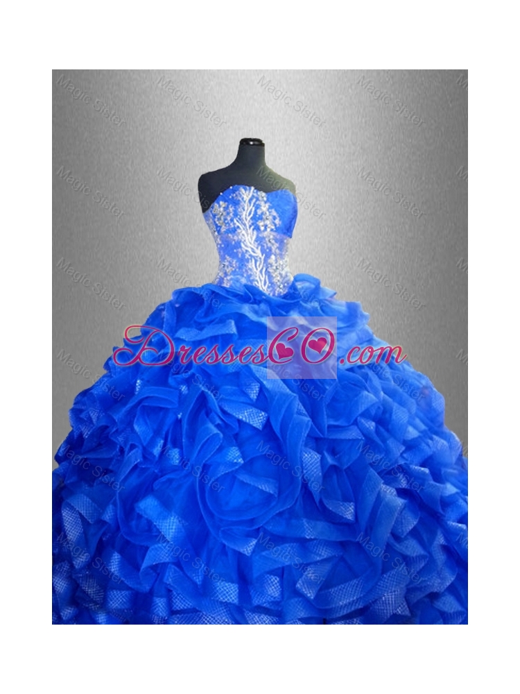 Beaded Luxurious Quinceanera Gowns with Ruffles
