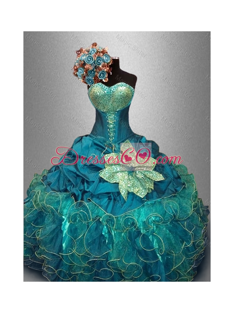 Pretty Quinceanera Dress with Sequins