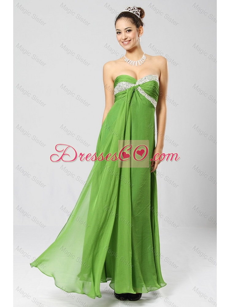 Discount Ankle Length Prom Dress with Sequins