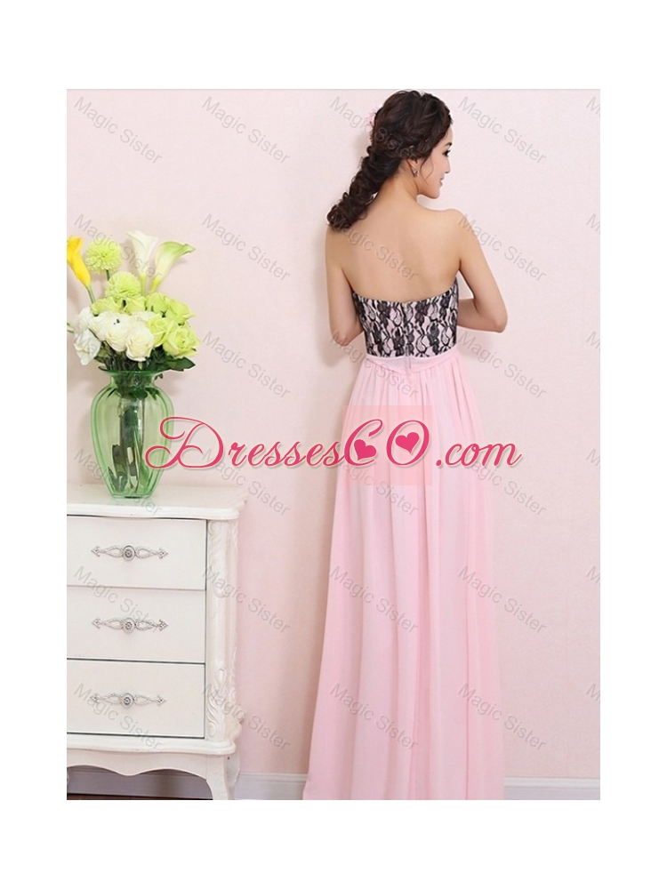 Gorgeous Exclusive Elegant Empire Laced Prom Dress with Belt